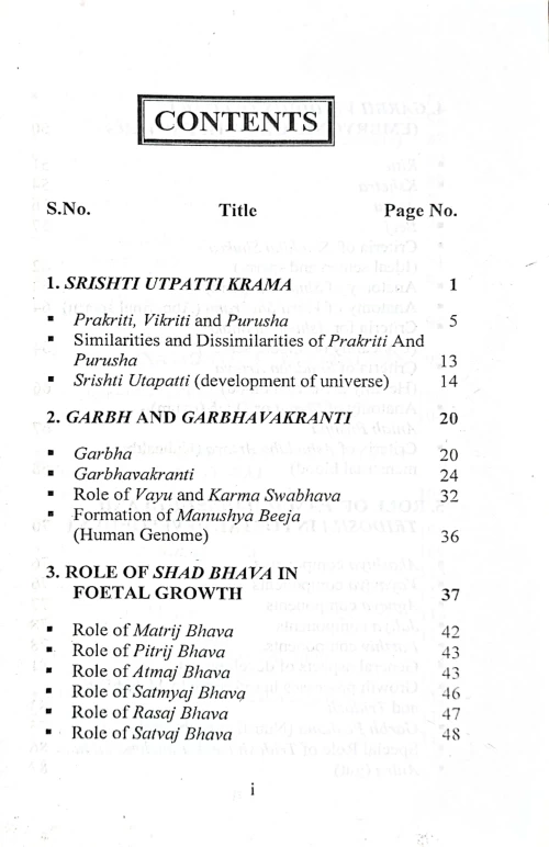 Embryology In Ayurveda